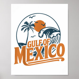 Golf Mexico-Shirt Golf von uns Amerika 2025 Flagge Poster