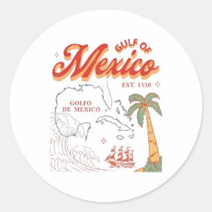 Golf Mexiko Shirt Golf von USA Amerika Flag Mex 20 Runder Aufkleber
