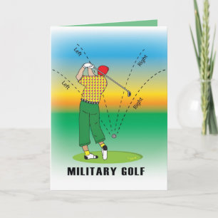 GOLF - militärischer Stil Karte