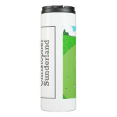 Golf Missed Putt Cartoon - Funny Thermosbecher (Rückseite)