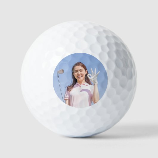 Golf mit eigenem Foto Golfball (Vorderseite)