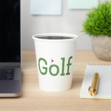 GOLF mit Flagstick-Tasse