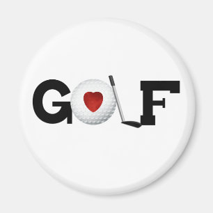 Golf mit Golf Ball Magnet