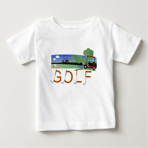 Golf mit Golfmobil-T-Shirts und Geschenken Baby T-shirt