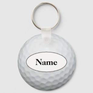 Golf mit Ihrem Namen Schlüsselanhänger