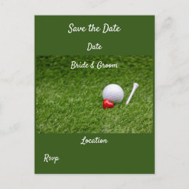 Golf mit Liebe Postkarte