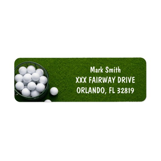 Golf mit Namen für Golfer  (Vorne)