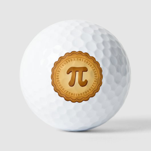 Golf mit Pi Golfball (Vorderseite)