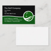Golf Modern Business Cards Design Visitenkarte (Vorne/Hinten)