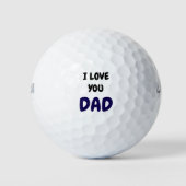 Golf modern ich liebe dich Vater Golfball (Vorderseite)