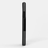 GOLF Modern Wide Sporty Bold Grau Black Stripes Case-Mate iPhone Hülle (Hinten/Rechts)