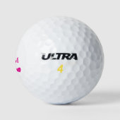 Golf Moderne Typografie Initialen Monogramm Elegan Golfball (Logo)