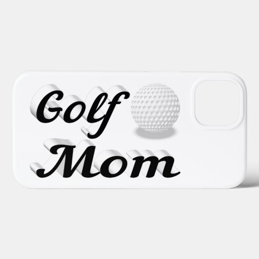 Golf Mom iPhone Case (Rückseite (Horizontal))