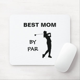 Golf Mommy Golfer Pun Mutter Tag Beste Mama Par Mousepad