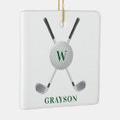 Golf-Monogramm Keramikornament (Rechts)