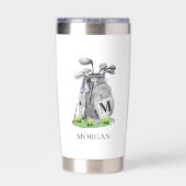 Golf-Monogramm Thermobecher (Rückseite)