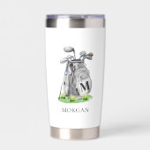 Golf-Monogramm Thermobecher (Vorderseite)