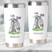 Golf-Monogramm Thermobecher