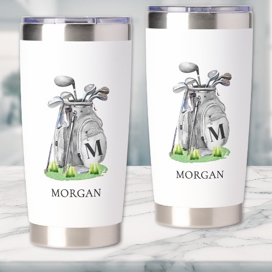 Golf-Monogramm Thermobecher