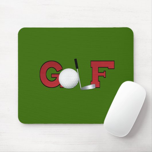 Golf-mousepad-2 Mousepad (Mit Mouse)