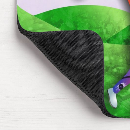 Golf Mousepad mit Golfer Swinging (Ecke)