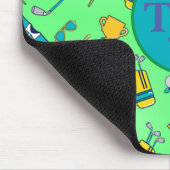 Golf Mousepad mit Monogram (Ecke)