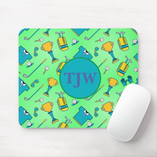 Golf Mousepad mit Monogram (Mit Mouse)