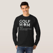 Golf-Mutter-Definition Golfen T-Shirt (Vorne ganz)