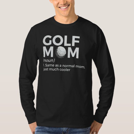 Golf-Mutter-Definition Golfen T-Shirt (Vorderseite)