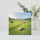 Golf-Muttertagskarte für Mama Karte (Stehend Vorderseite)