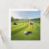 Golf-Muttertagskarte für Mama Karte (Vorderseite/Rückseite Beispiel)