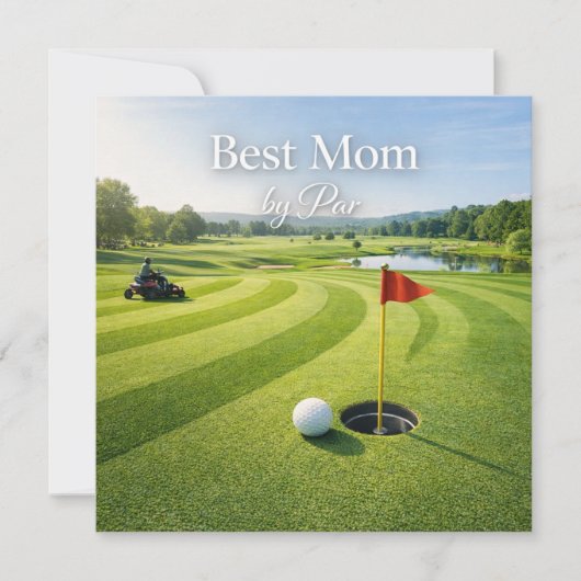 Golf-Muttertagskarte für Mama Karte (Vorderseite)