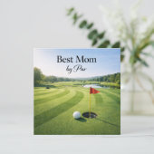 Golf-Muttertagskarte für Mama  Karte (Stehend Vorderseite)