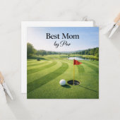 Golf-Muttertagskarte für Mama  Karte (Vorderseite/Rückseite Beispiel)