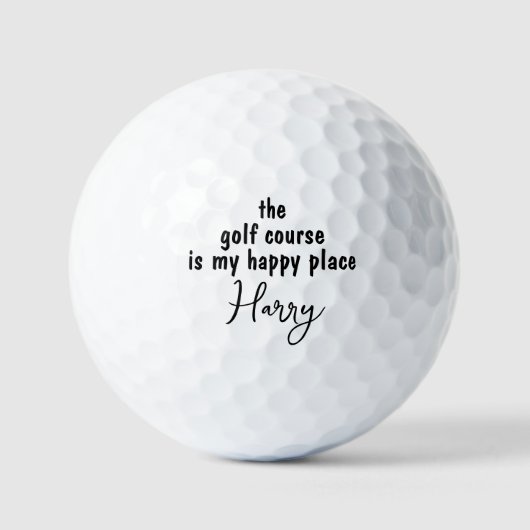 Golf My Happy Theme Golf Balls Golfball (Vorderseite)