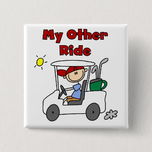 Golf My Other Ride T-Shirts und Geschenke Button