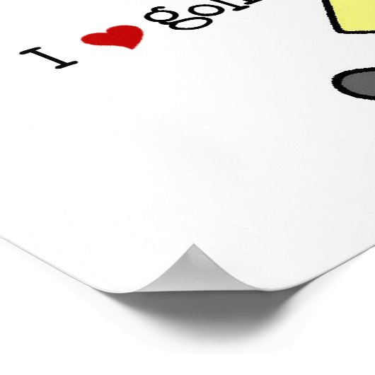 Golf My Sport Poster (Ecke)