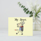 Golf My Sport T - Shirt und Geschenke Postkarte (Stehend Vorderseite)
