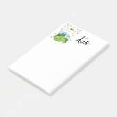 Golf nach dem Mitnehmen Post-it Klebezettel (angewinkelt)