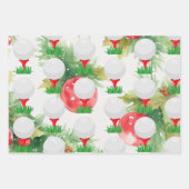 Golf nach dem Motto Golfer Geschenkpapier Set (Vorderseite 2)