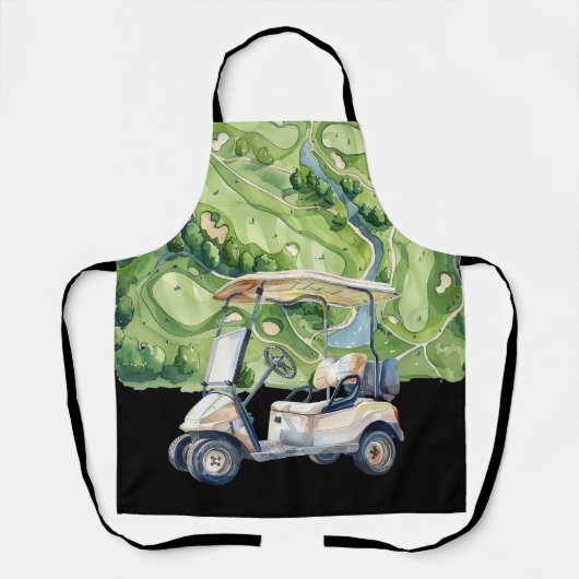 Golf nach dem Motto Golfer Schürze (Vorderseite)