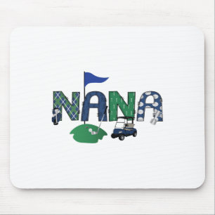 Golf Nana Hole in einem Golf Erster Geburtstag Par Mousepad