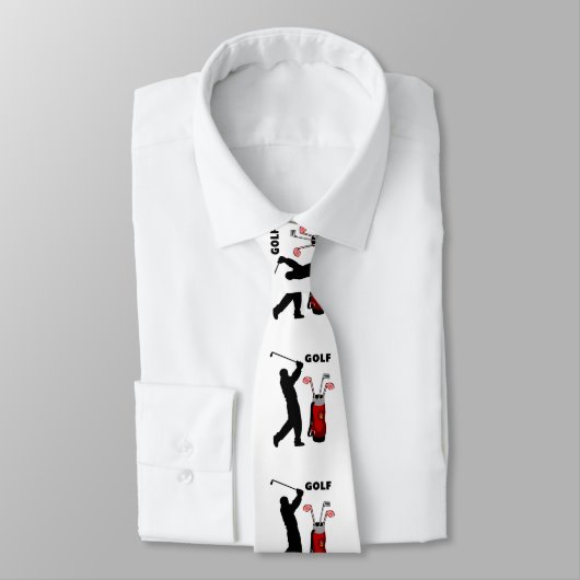 Golf Neck Tie Krawatte (Gebunden)