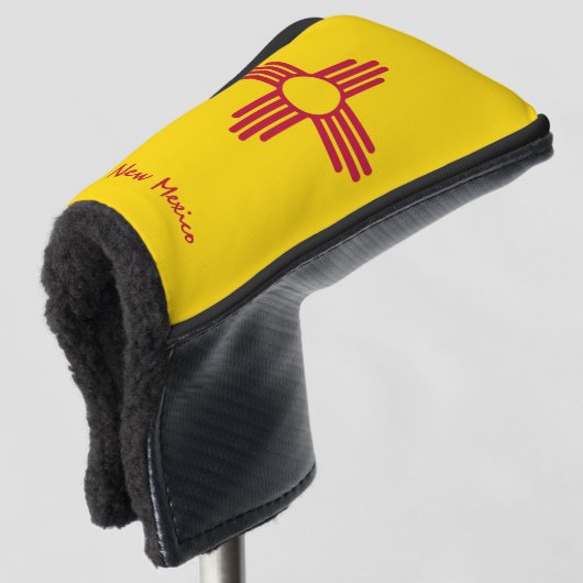 Golf New Mexico & Mexico Flag / Golf Clubs Abdecku Golf Headcover (3/4 Vorderseite)