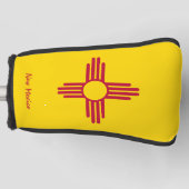 Golf New Mexico & Mexico Flag / Golf Clubs Abdecku Golf Headcover (Vorderseite)
