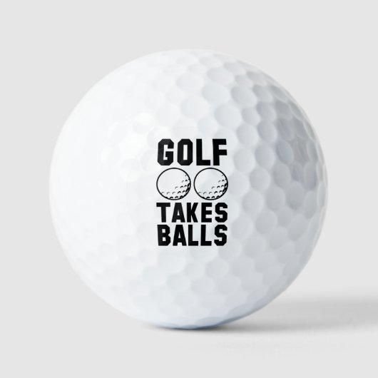 Golf nimmt Balls Golfball (Vorderseite)