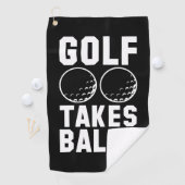 Golf nimmt Balls Golfhandtuch (Insitu)