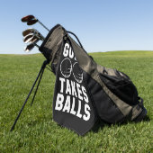 Golf nimmt Balls Golfhandtuch (Gras)