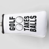 Golf nimmt Balls Headcover (Vorderseite)