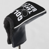 Golf nimmt Balls Headcover (3/4 Vorderseite)